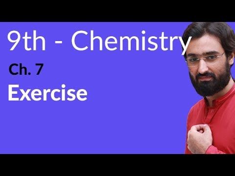Matric Part 1 Chemistry Chemistry Chapter No 7 Exercise MCQ S Ch 7 9th Class Chemistry