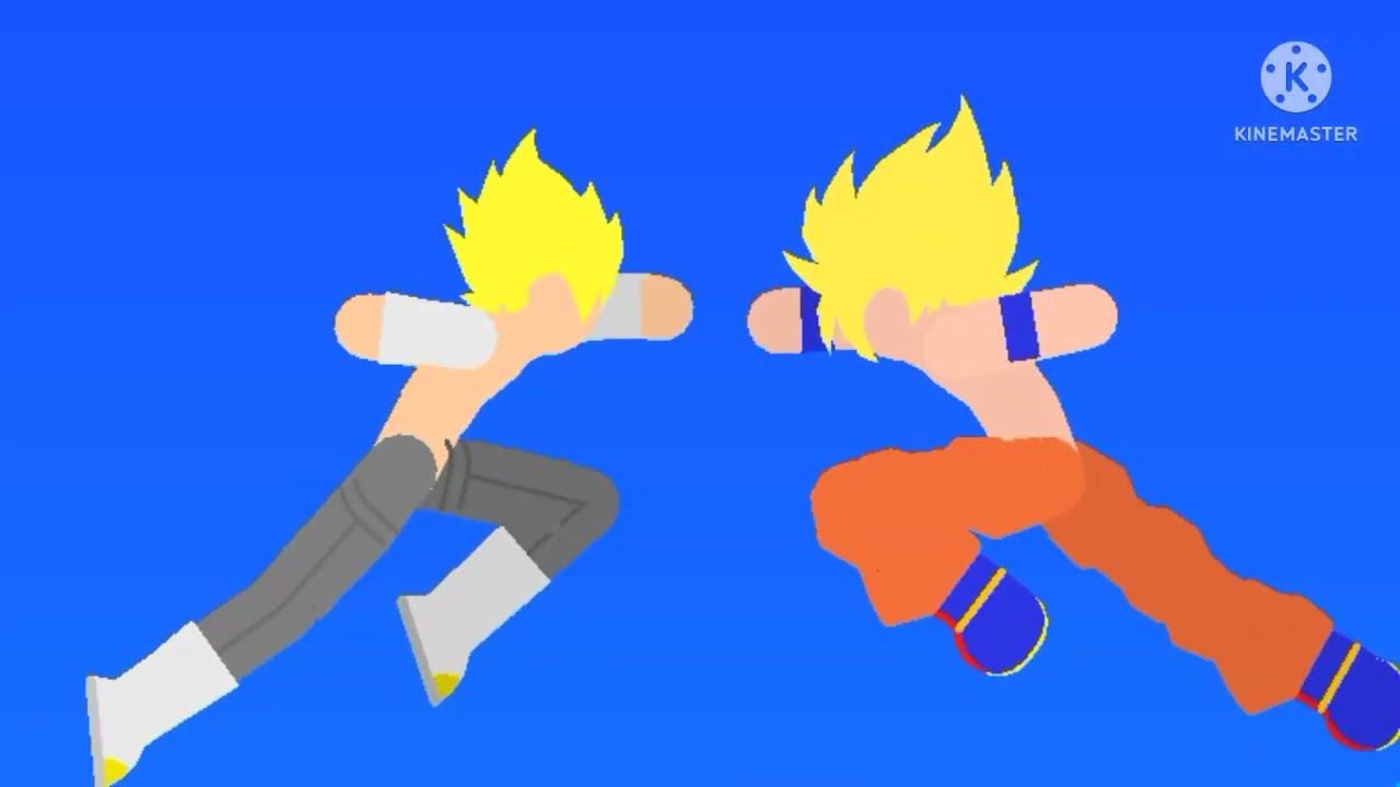 Goku and Vegeta : r/StickNodes