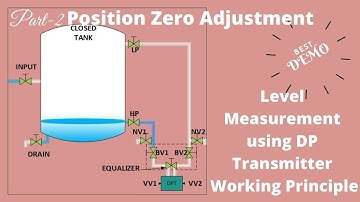 Level Measurement using DP Transmitter Part 2 - Position Zero Adjustment