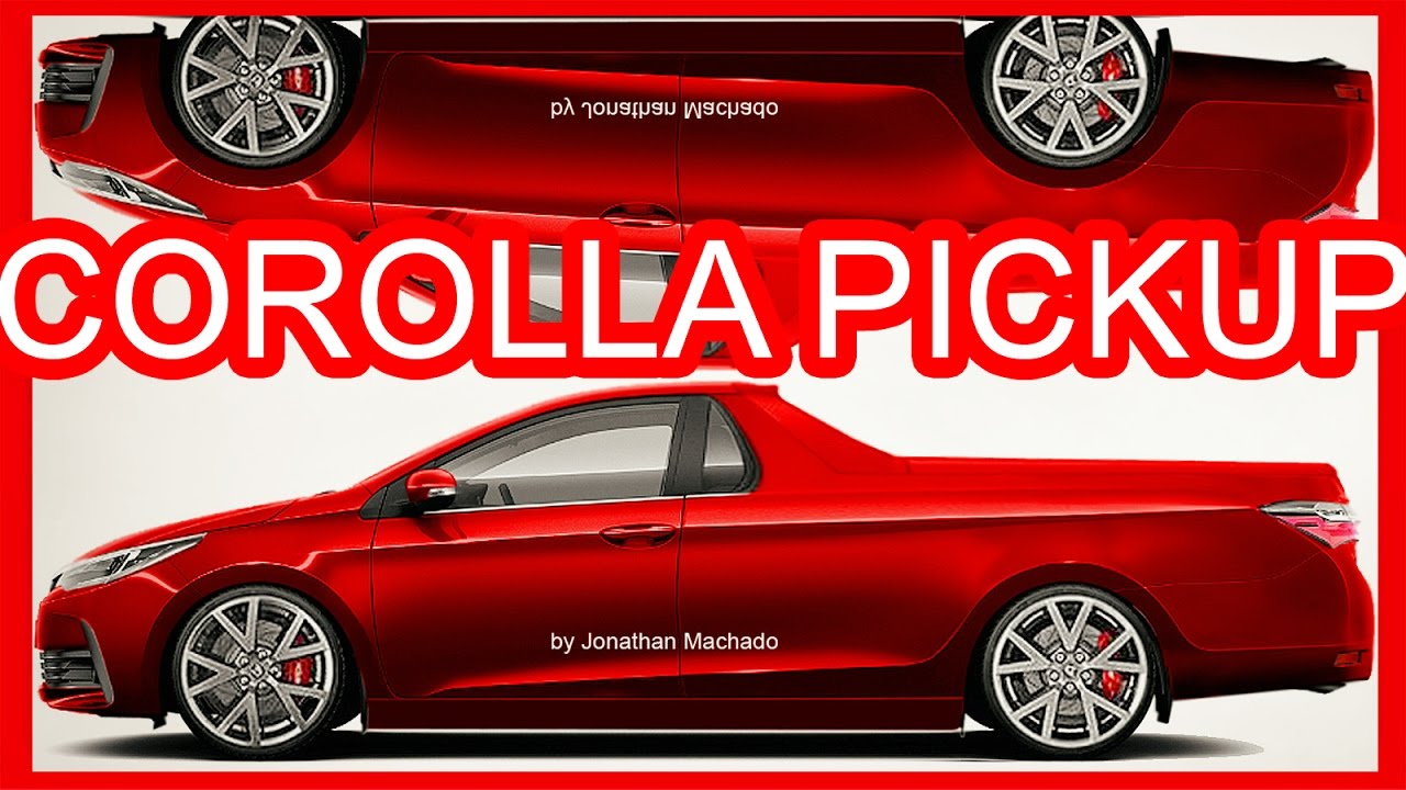 PHOTOSHOP 2018 Toyota Corolla UTE Pickup COROLLA YouTube