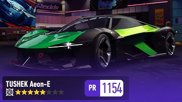 Tushek Aeon E Stage 5 Max + Modshop + Races | Need For Speed No Limits