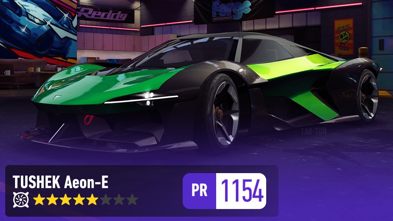 Tushek Aeon E Stage 5 Max + Modshop + Races | Need For Speed No Limits