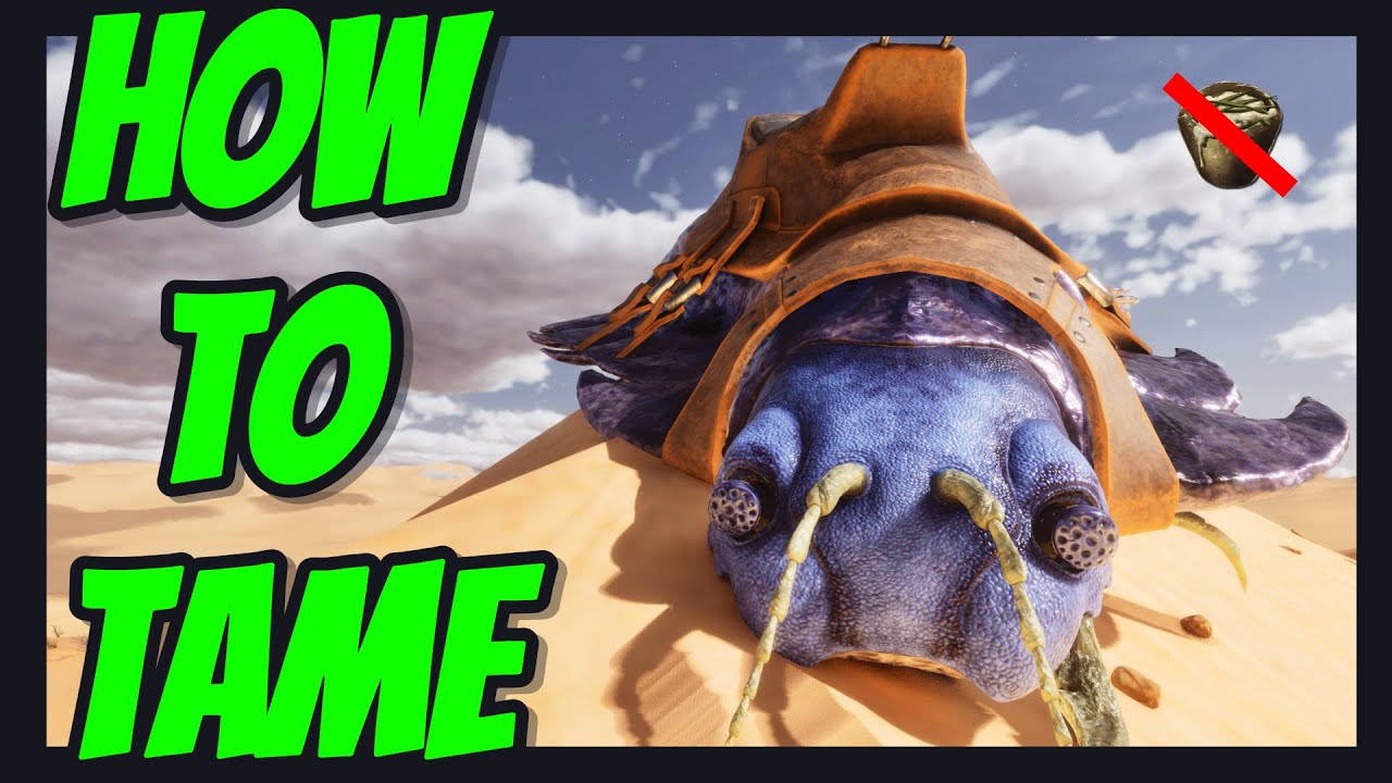 EASIEST WAY TO TAME ARTHROPLEURA | ARK SURVIVAL ASCENDED - YouTube