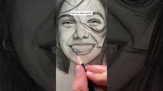 How to Draw Teeth #drawingtutorial #pencildrawing #howtodraw