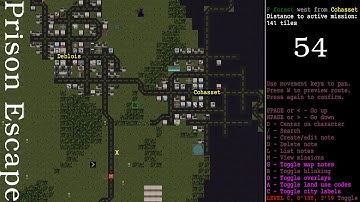 Prison Escape Scenario, Cataclysm DDA, Episode 54