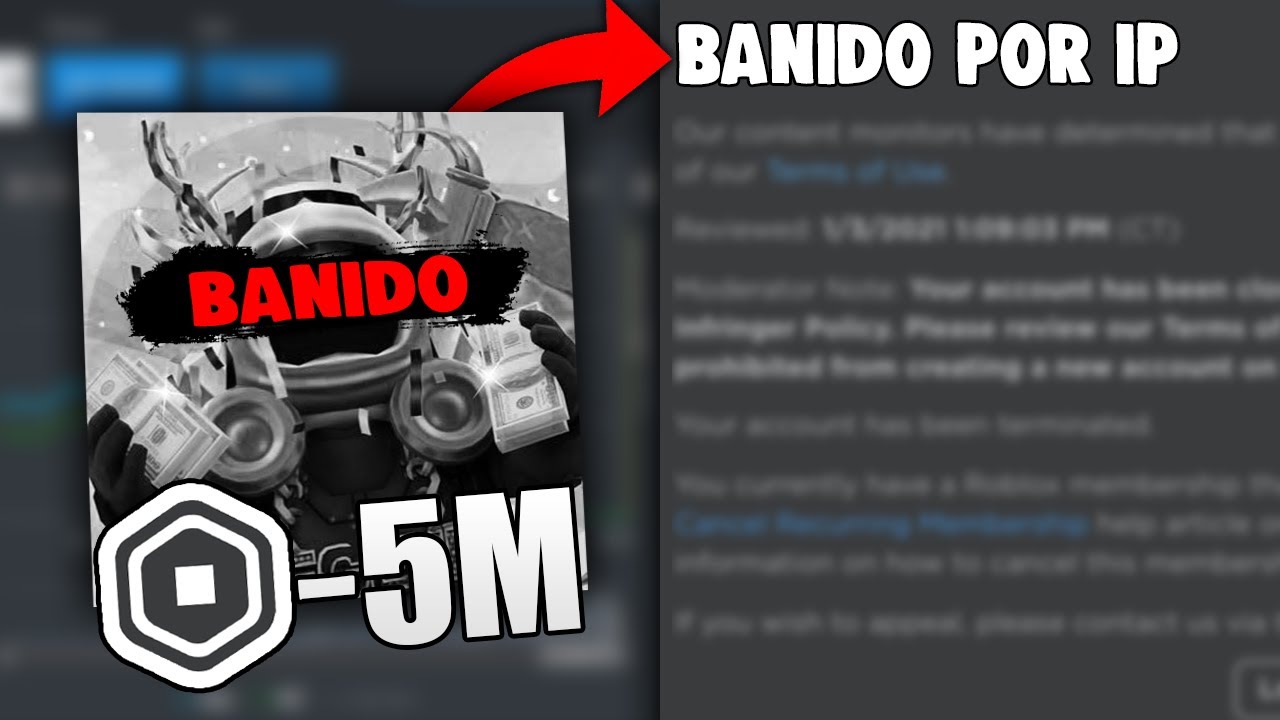 🟨 Eu Fui Banido do Roblox. 