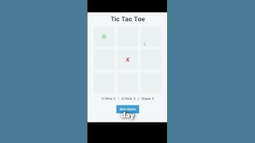 Day 23/365 –I built a Tic Tac Toe game