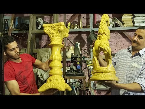 اكبر ماكينة تفريغ كهربائيه لصب وتفريغ البوليستر