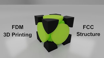 FDM 3D Printing | 3D Printing Time lapse | 3D Printed FCC Structure