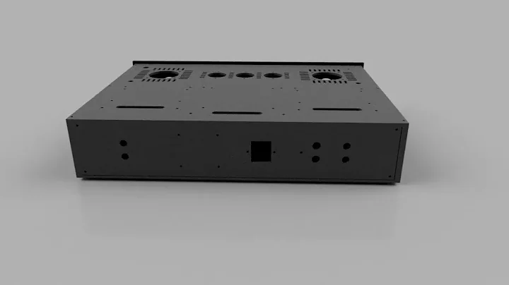 Render 360 (obudowa wzmacniacza lampowego, low qua...