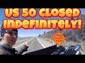 Travelers us50 in colorado montrose to gunnison closed indefinitely blue mesa bridge cracks