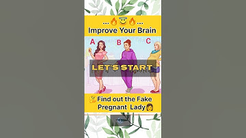 🤔Find out the Fake Pregnant Women 👩 #games #shorts