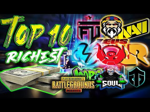 TOP 10 RICHEST Non-Chinese Teams | PUBG MOBILE Esports