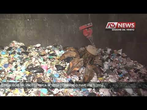 COMUNI RICICLONI, VINCE LA MARCA: IN TESTA C'E' MARENO DI PIAVE  | 30/11/2024