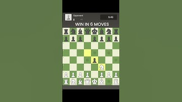 ⚡ Unstoppable 6-Move Checkmate |Mind-Blowing Chess Strategy!#chess#gukesh#shorts#magnuscarlsen#viral
