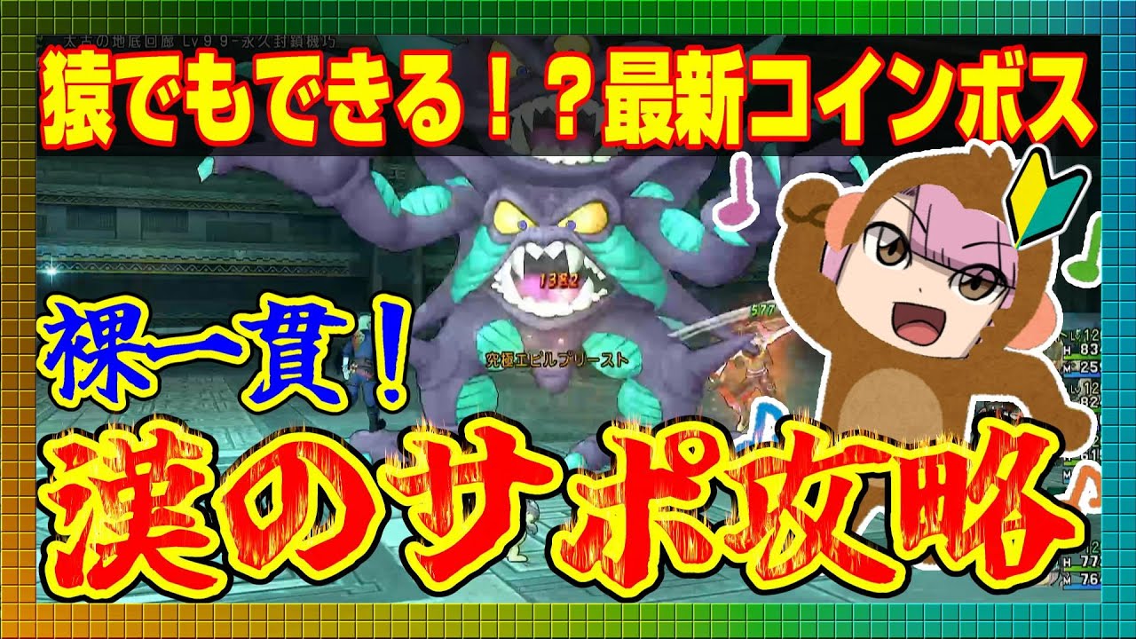 【ドラクエ10】のっぴが実践！猿でもできる！？究極エビルプリースト👻裸一貫🔥漢のサポ攻略🔥【ドラクエ10オンライン】