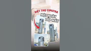 Một ngày đi lắp đặt máy nước nóng trung tâm Heat Pump, công trình còn kèm theo lọc tổng Clack