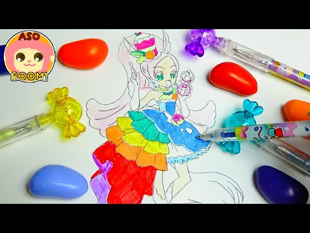 プリキュアアラモード キュアパルフェのぬりえをぬりぬり キュートなレインボーカラー キッズ アニメ おもちゃ Asoboom Youtube プリキュアアラモード キュアパルフェのぬりえをぬりぬり キュートなレインボーカラー キッズ アニメ おもちゃ Asoboom Youtube