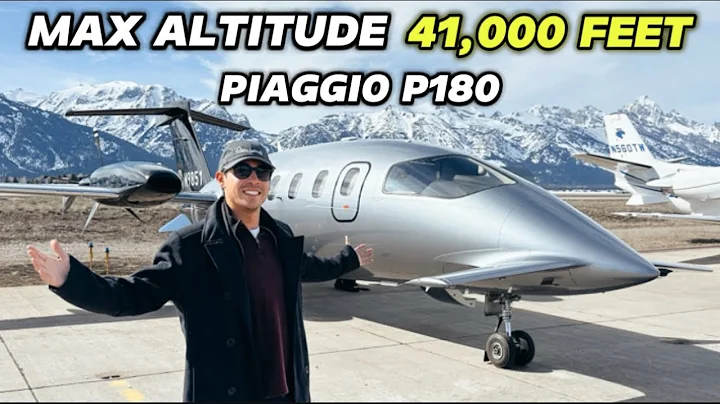 Flying the Piaggio at 41,000 Feet (Max Altitude!)