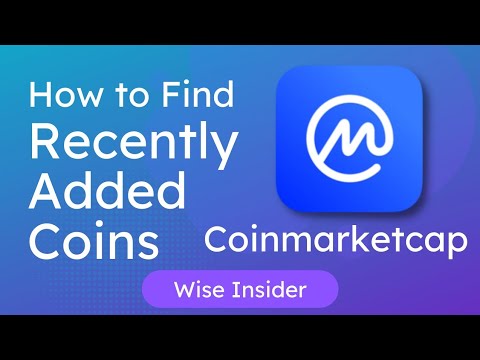 How to see recent added cryptocurrency on coinmarketcap ethereum telegram channel