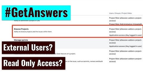 GetAnswers - Give read only access to external users