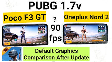Poco F3 GT vs Oneplus Nord 2 PUBG Graphics Settings Comparison Which is Best Dimensity 1200 🤔🤷‍♂️🔥