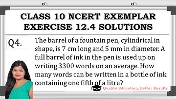 Exercise 12.4 Question 4 NCERT Exemplar Class 10 Maths @MathsTeacher