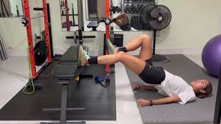 Bridge with Hamstring March