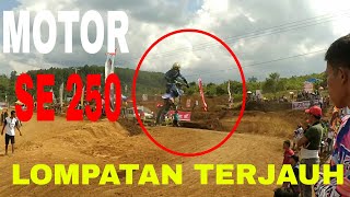 KEJURDA SUMBAR MOTOCROSS & GRASSTRACK kelas 'spesial engine lompatan terjauh 250cc'