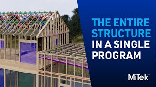 The entire structure of a house in a single PAMIR software program