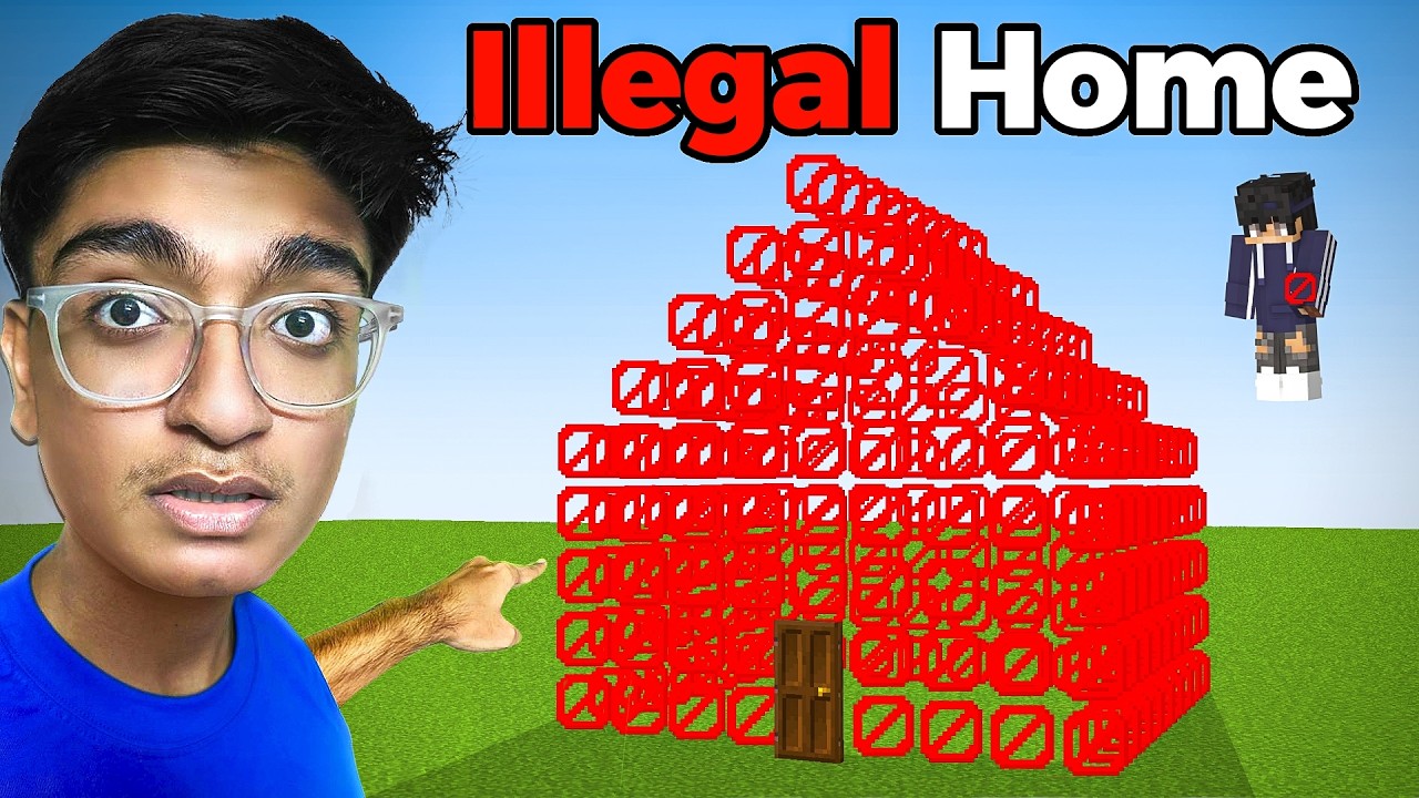 21 Illegal Houses In Minecraft..!