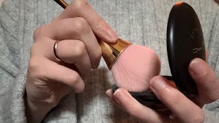 Asmr On Cameramakeup But Stippling The Brushes Instead Of Sweeping X,X,X In 2. Half