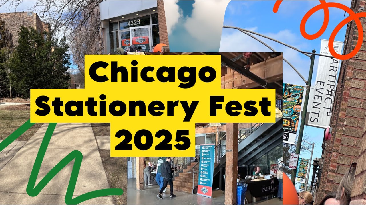 Chicago Stationery Fest Haul + Goodie Bag 2025