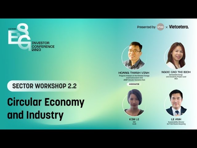 Circular Economy and Industry | Sector Workshop 2.2 | Day 2