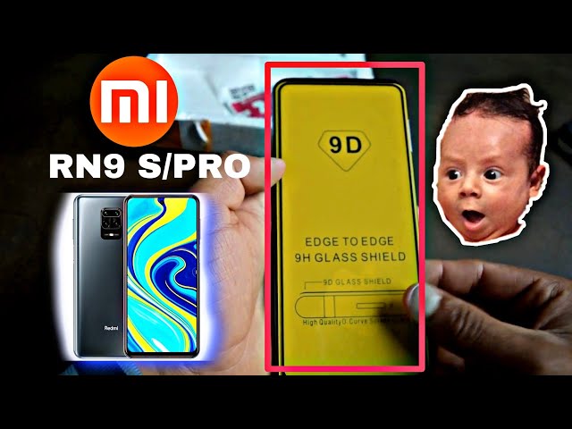 Mica de Vidrio 9D Xiaomi Redmi Note 9 Protector de Pantalla Cuida la  Pantalla del Celular Resistente