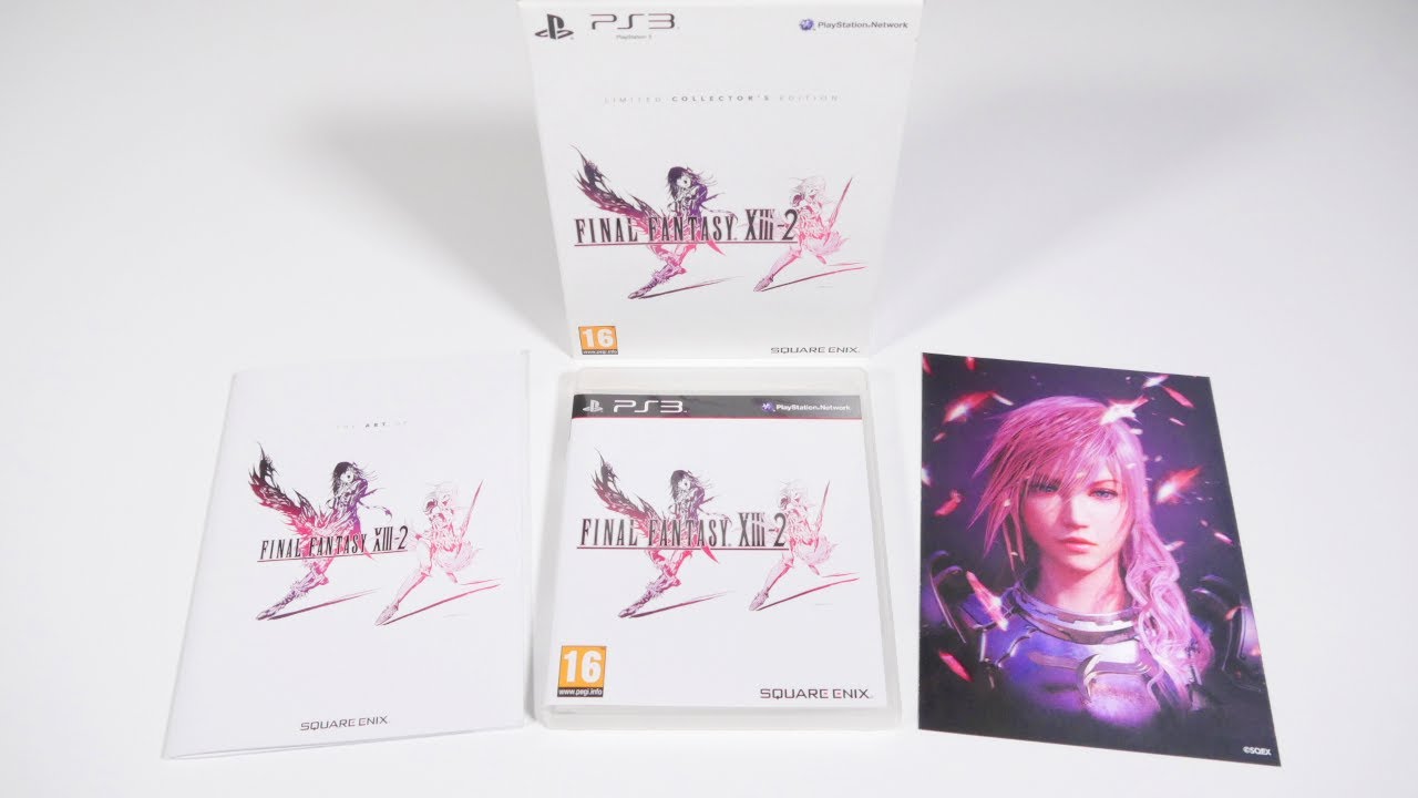 Final Fantasy XIII-2 Collectors Edition Unboxing - YouTube