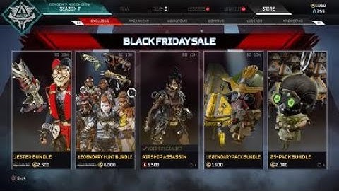 Black friday sale is here in apex legends!