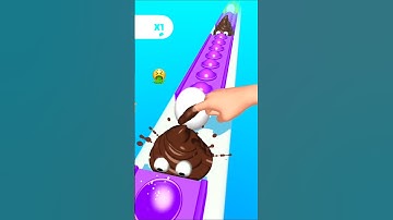 Pop Run 3d 🌀💠- Oddly Satisfying #shorts #cartoon