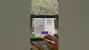 How To Make a Wooden Pickaxe on Minecraft #Minecraft