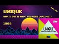 Unique - What I Got Is What You Need (1983) (Maxi 45T)