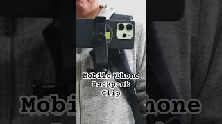 Vlog Backpack Clip Gopro Action Camera &amp; Smart Phone