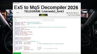 💹 Avoid Scams: Recover Your Lost Forex EA Source Code | DECOMPILE EX4→MQL4 & EX5→MQL5 [2026 SAFE] 🔓