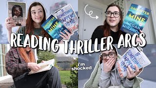 reading 3 NEW thrillers 💖✨ [reading vlog]