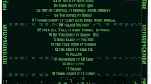 dr. dre - Drama - Detoxification