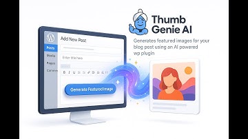 Generate wordpress post featured image using AI