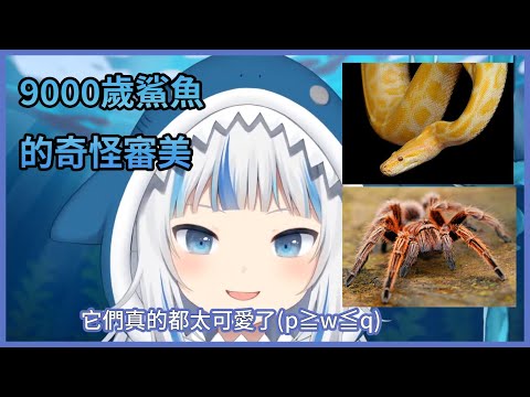 【HololiveEN】9000歲鯊魚的奇怪愛好【Gawr Gura】【中文字幕】