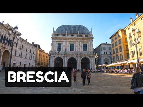 Brescia, Italy 🇮🇹 - Virtual Walking Tour City - 4K/60FPS - ASMR