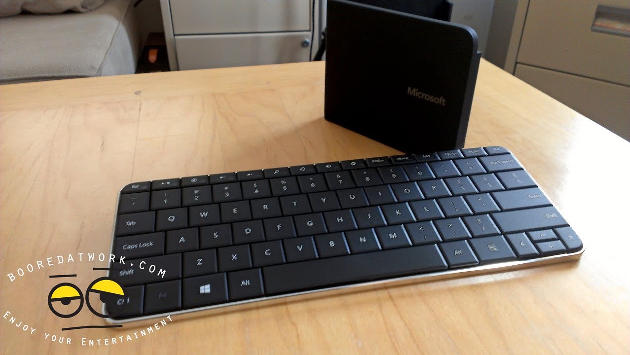 Microsoft Wedge Mobile Keyboard Review - YouTube