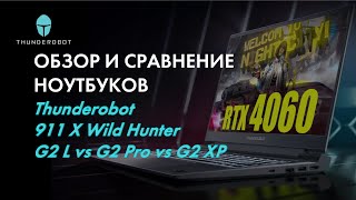 Тестирование ноутбуков Thunderobot 911 X Wild Hunter G2 L, G2 Pro и G2 XP