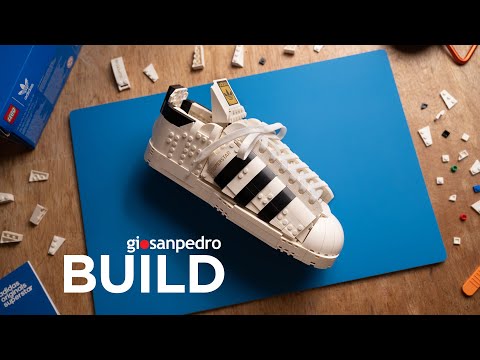 Stepping on Legos with style - LEGO Adidas Originals | Beat Building Bricks (ASMR)